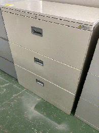 天板付3段ラテラル書庫