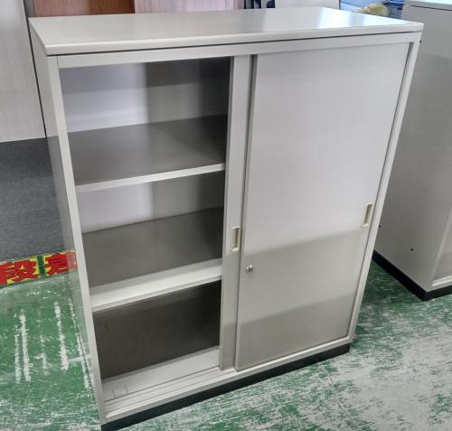スチール引き違い書庫