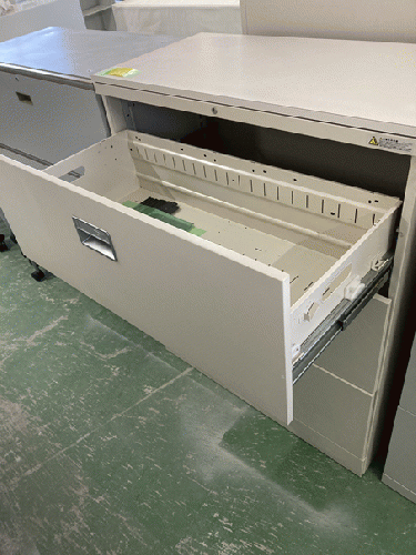 天板付3段ラテラル書庫