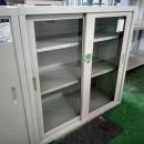 33ガラス引き違い書庫