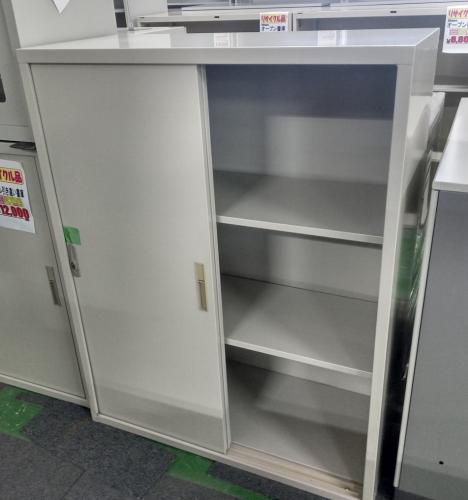 スチール引き違い書庫